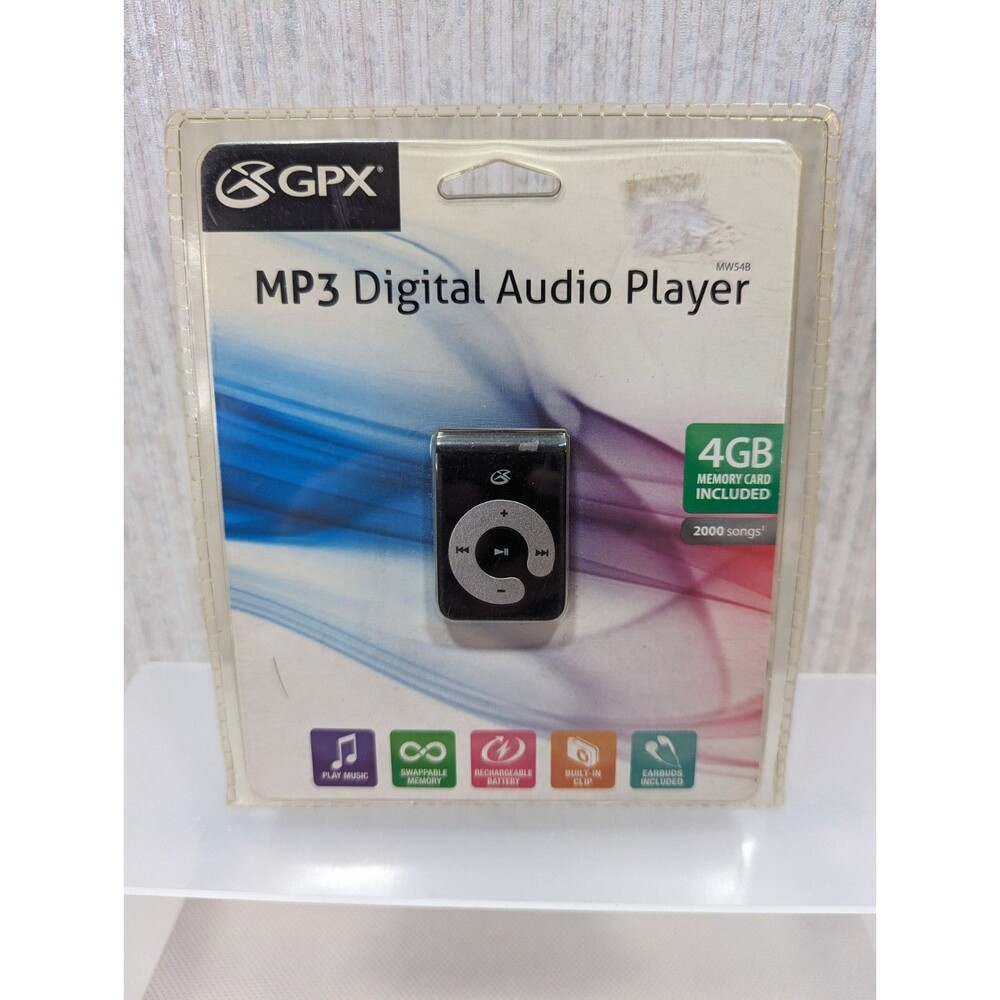GPX 4gb MP3 Digital Audio Player NOS